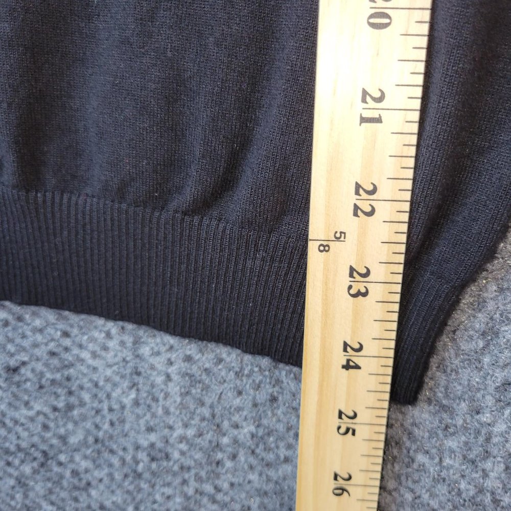 INC Lipstick Sequins Black Crew Neck Sweater Women Size Small - Picture 4 of 8